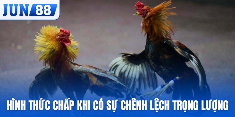 Hình thức chấp xảy ra khi có sự chênh lệch về trọng lượng