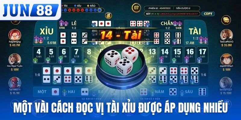Một vài cách đọc vị tài xỉu được áp dụng nhiều hiện nay